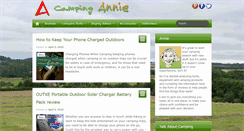 Desktop Screenshot of campingannie.com